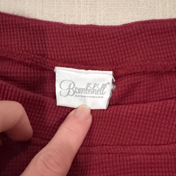 Bombshell Sportswear “Allure” Long Sleeve Crop Top - Picture 2 of 4